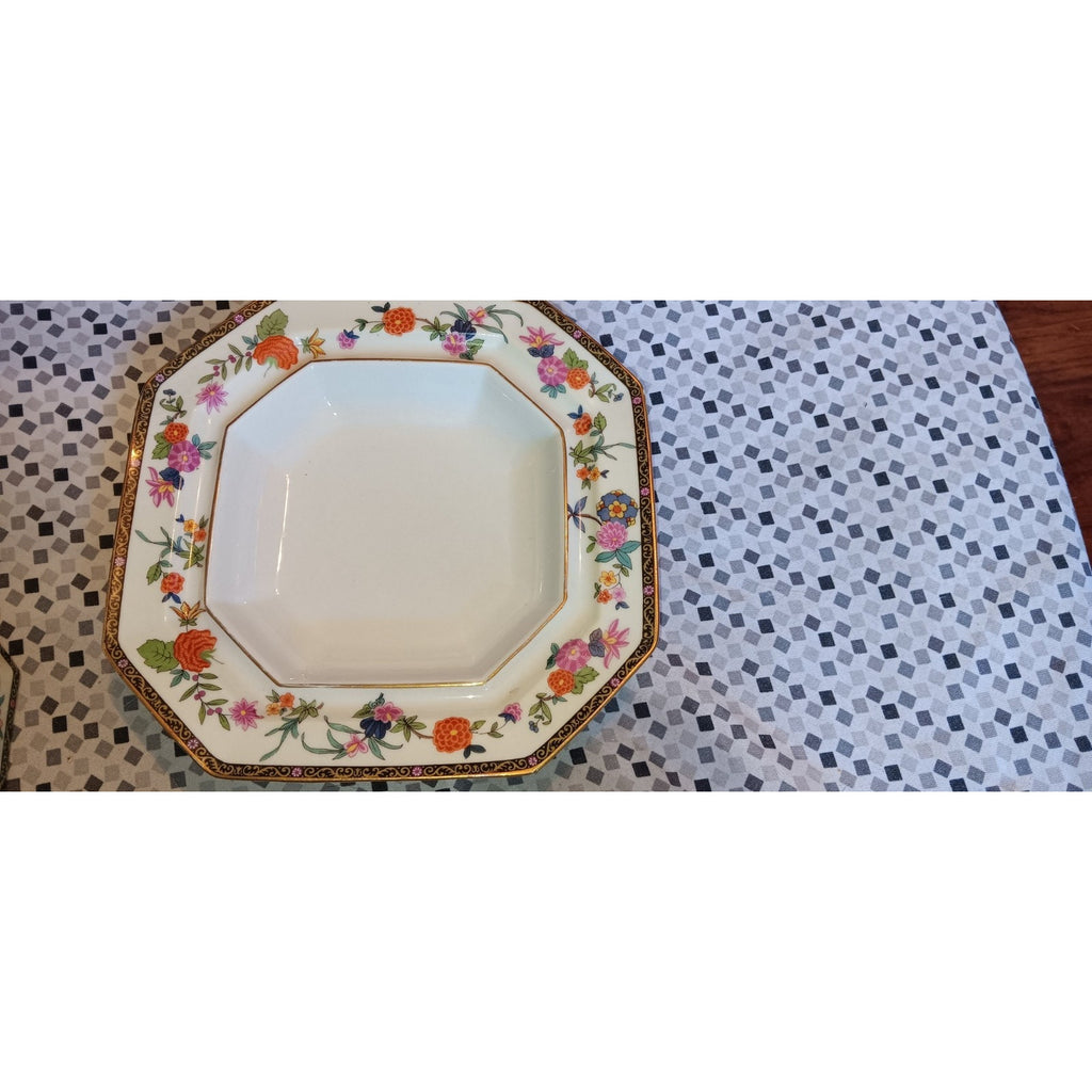 Johann Haviland Bavaria 8 Sided Covered Butter Dish