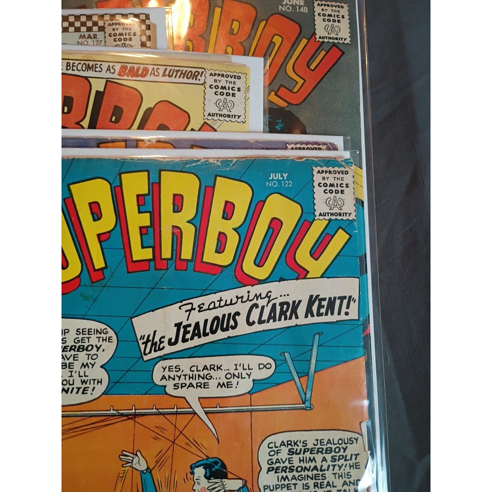 Superboy 122 123 125 127 148 158 159 Gd To Gd+ DC Comics 1965-12¢ To 15¢ Comics
