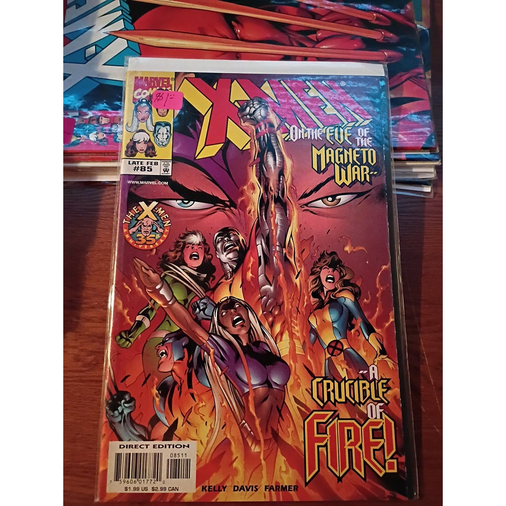 Lot of 13 X-Men comics #1-102 VF To NM Magneto Longshot Rogue Gambit Wolverine
