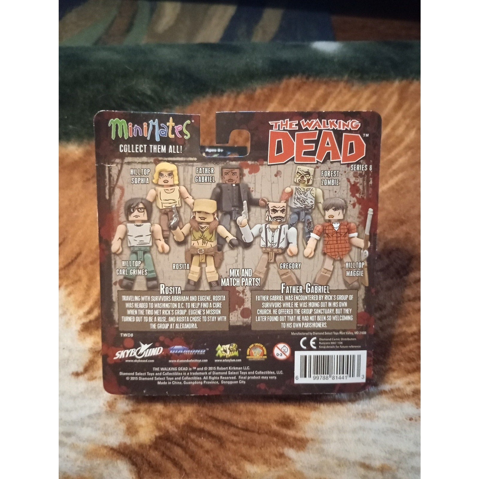 The Walking Dead Minimates Wave 08 Rosita And Father Gabriel Two Pack Brand New