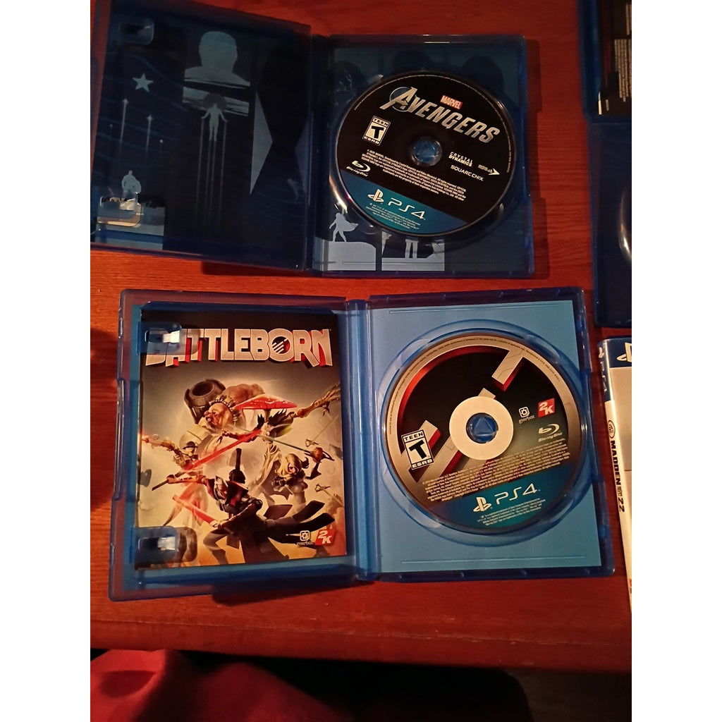 Ps4 Game Lot Of 4 Battleborn, Avengers, Madden 22, UFC 2 (Sony PlayStation 4
