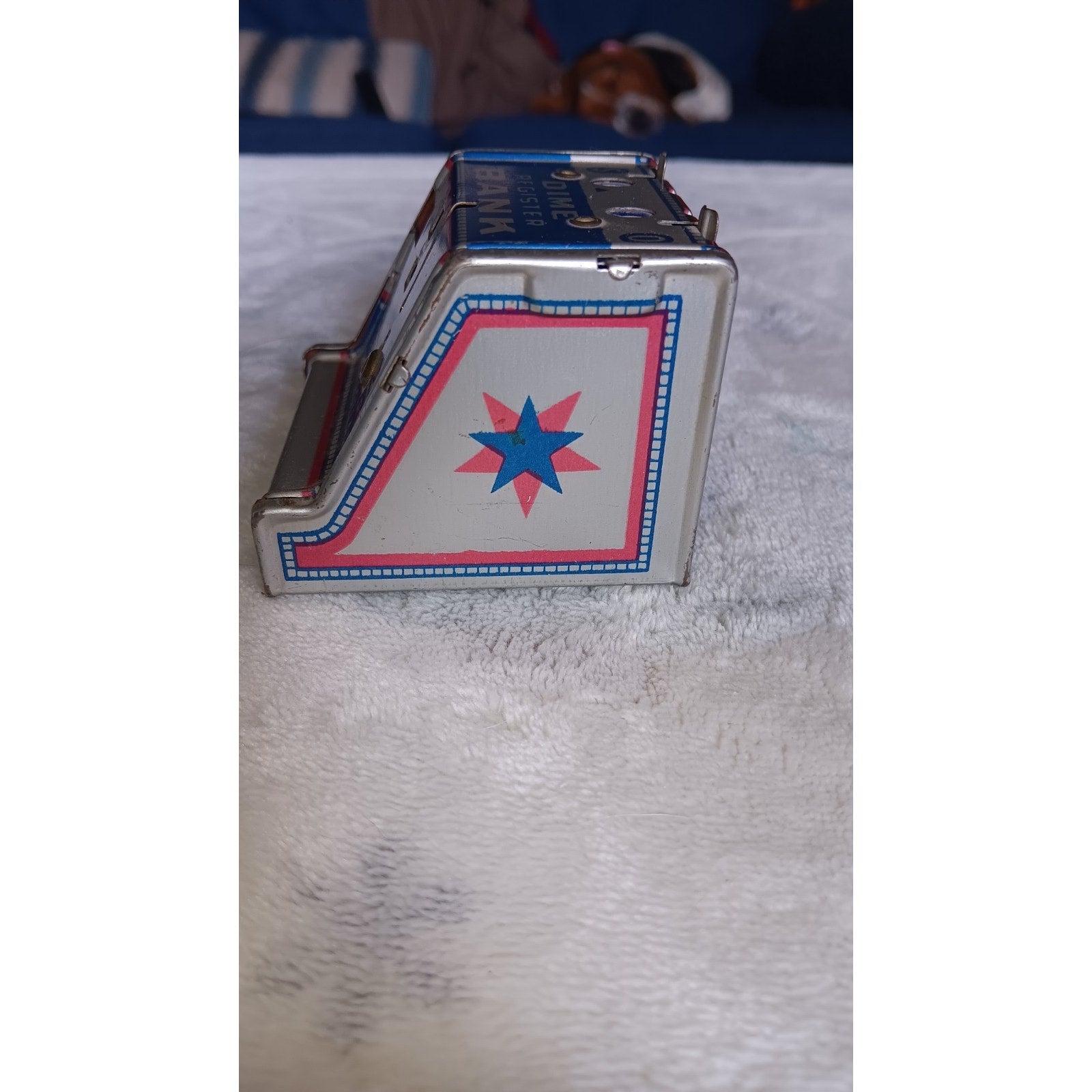 Vintage Dime Register Metal Toy Bank J.Chein Retro Toy Americana USA RARE ⭐️