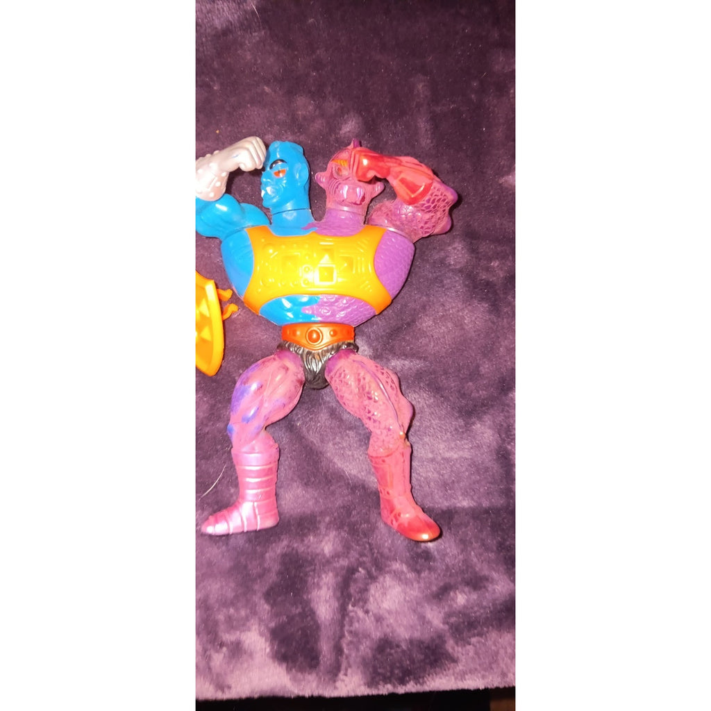 Two Bad Flat Back 100% Complete He-Man Masters of the Universe MOTU 1984 Vintage