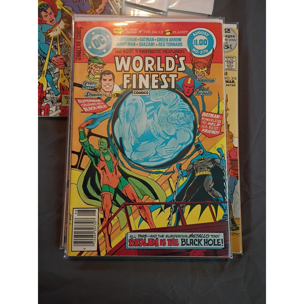 World's Finest Comics #210, 262, 270, 278 (DC Comics, April 1982) VF Lot of 4