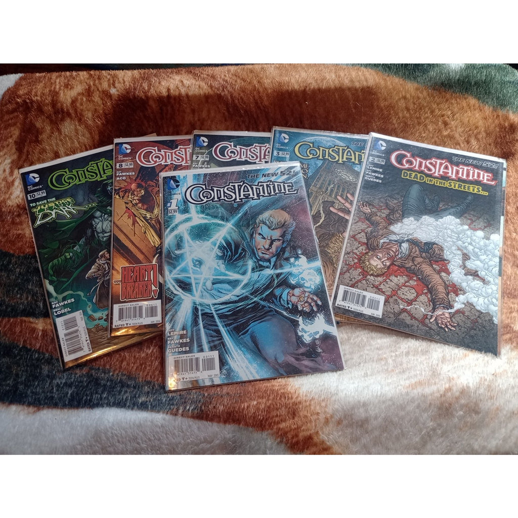 Constantine New 52 Comic Lot Of 6 Issues #1-3, 7,8,10 DC Vf To NM