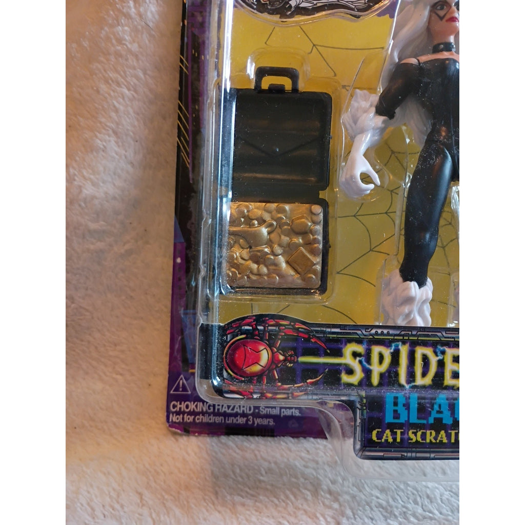 Spider-Wars Black Cat Action Figure New 1996 Spider-man Marvel Sealed