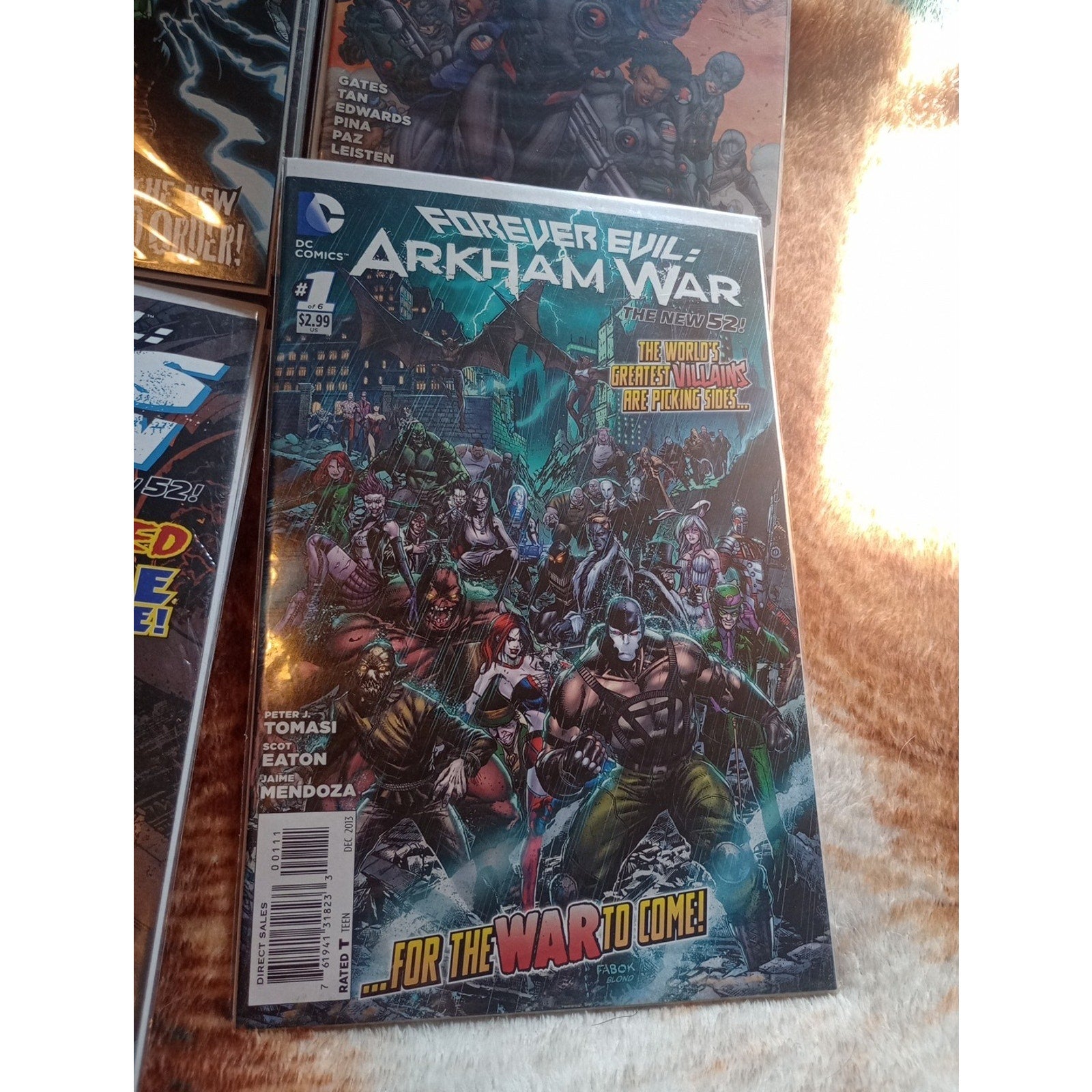 Forever Evil 1-2,4, Arkham #1, Argus1-3, Rogues 1-2, DC New 52 Evil Lot Of 9 VF+