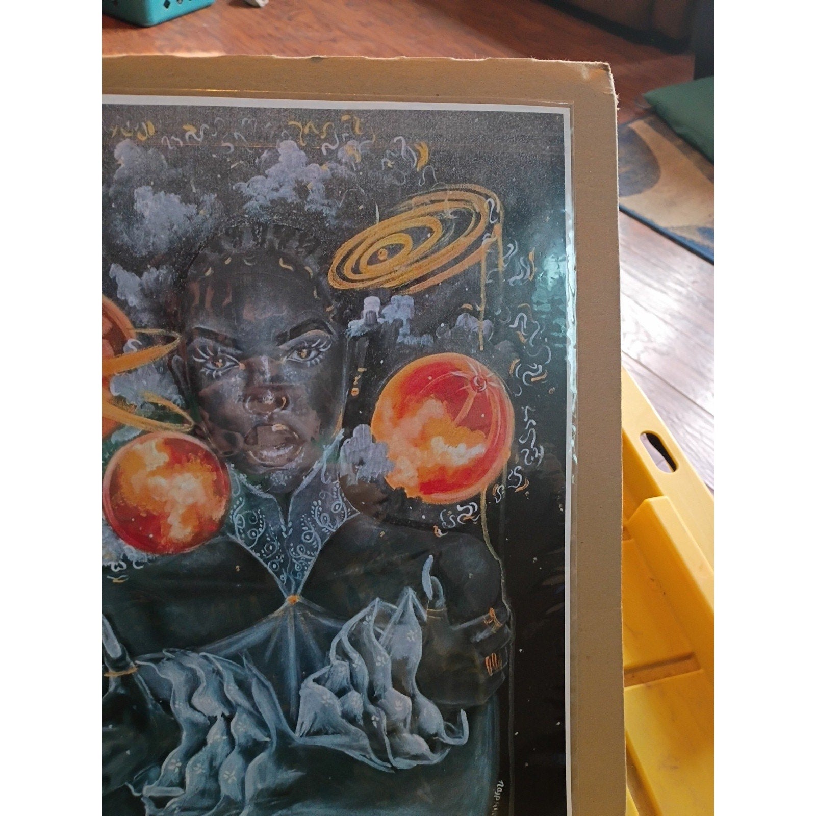 Anointed Arts 🎭 LLC. Unique and original Acrylic Art. "Sovereign" Print