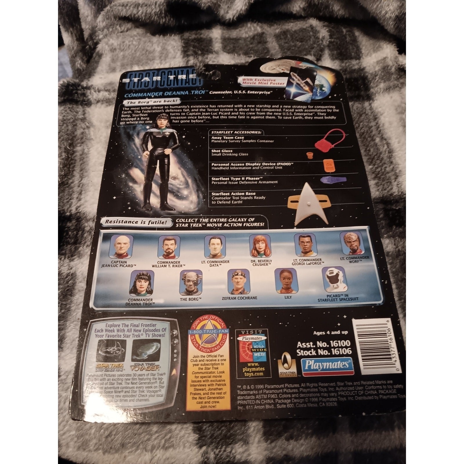 Star Trek: 1st Contact Playmates Action Figure Collection Commander Deanna Troi