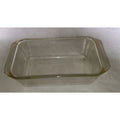 Vintage PYREX 8x5x3 215-B 20 Loaf Bread Baking Pan 1950s Clear Borosilcate