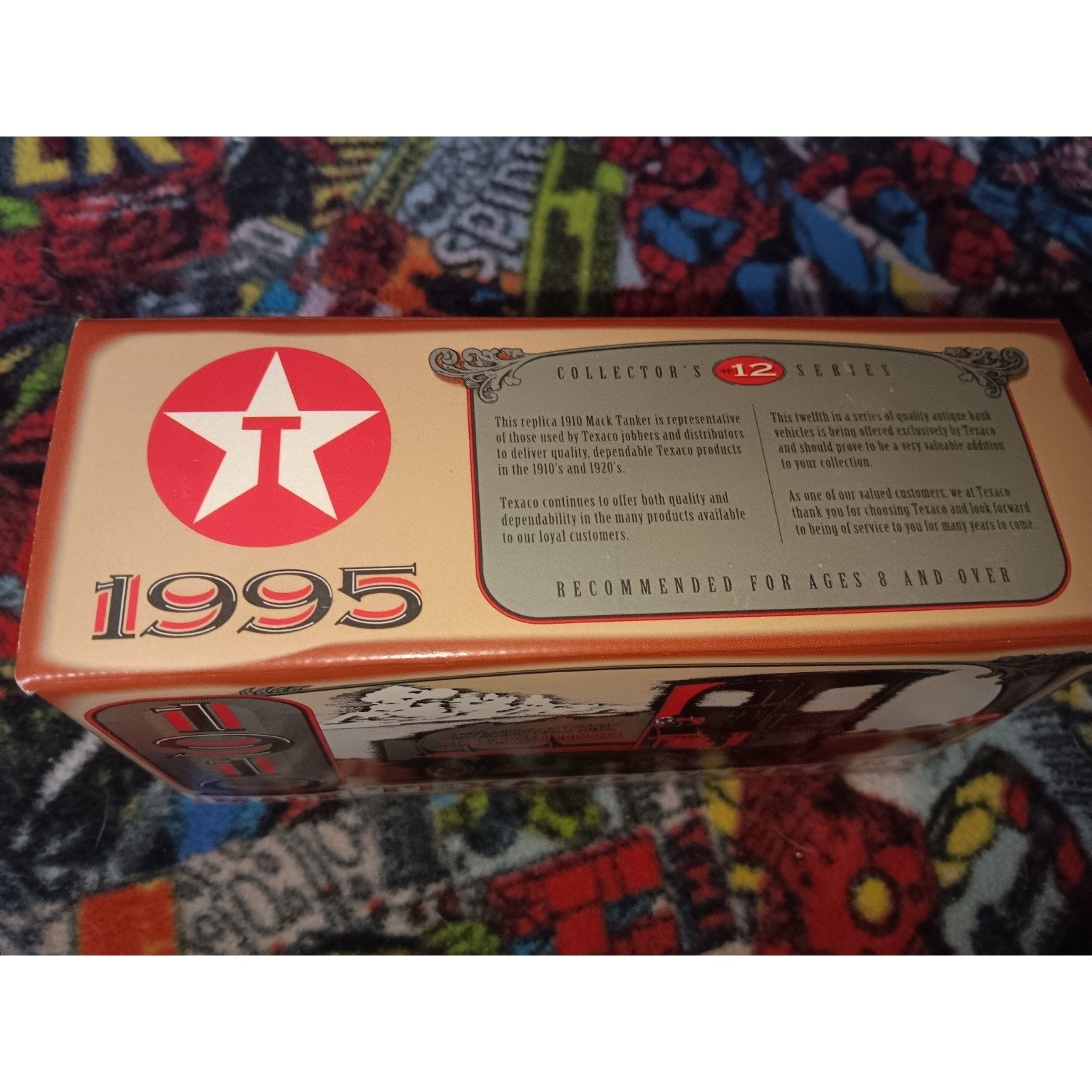1910 Mack TEXACO Tanker Truck Series #12 Die-Cast Metal Bank Key Ertl 1995 Bank