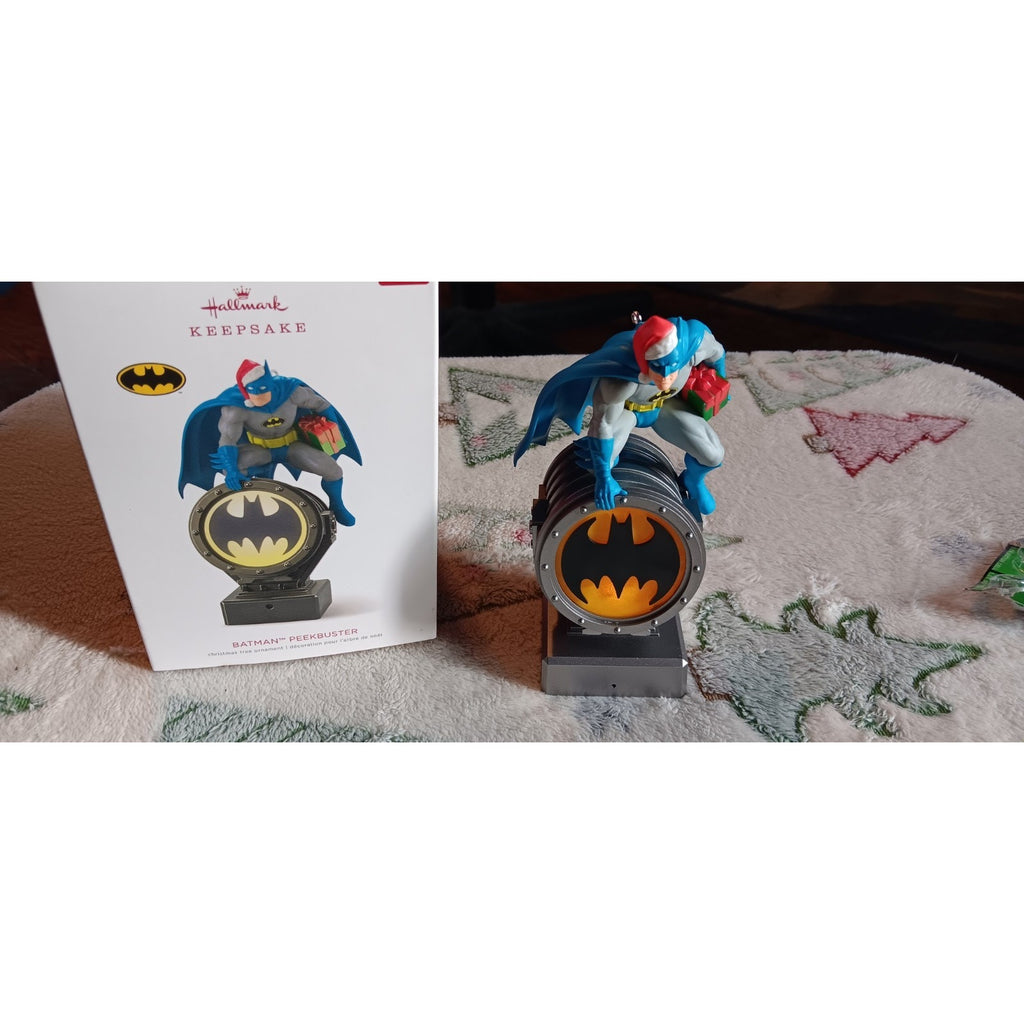 Hallmark Keepsake 2018 Batman Peekbuster Christmas Ornament DC Works Perfectly