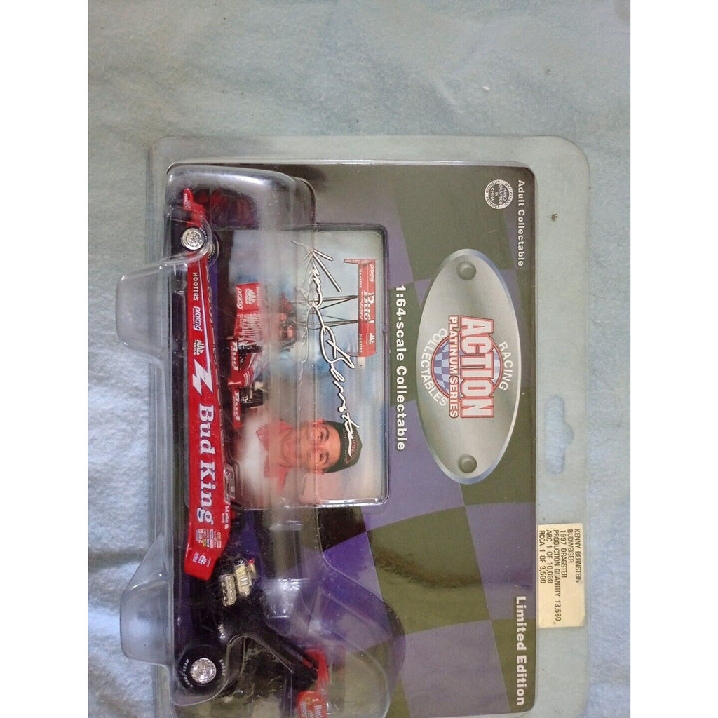 1997 Action Kenny Bernstein Budweiser And Blaine Johnson Traverse Dragsters Duo