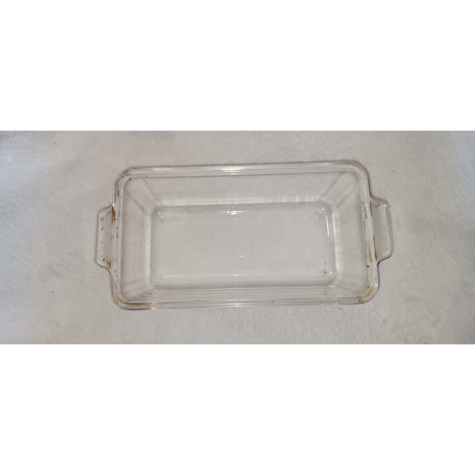 Vintage PYREX bread, meatloaf pan, #212, 9 x 5. clear glass
