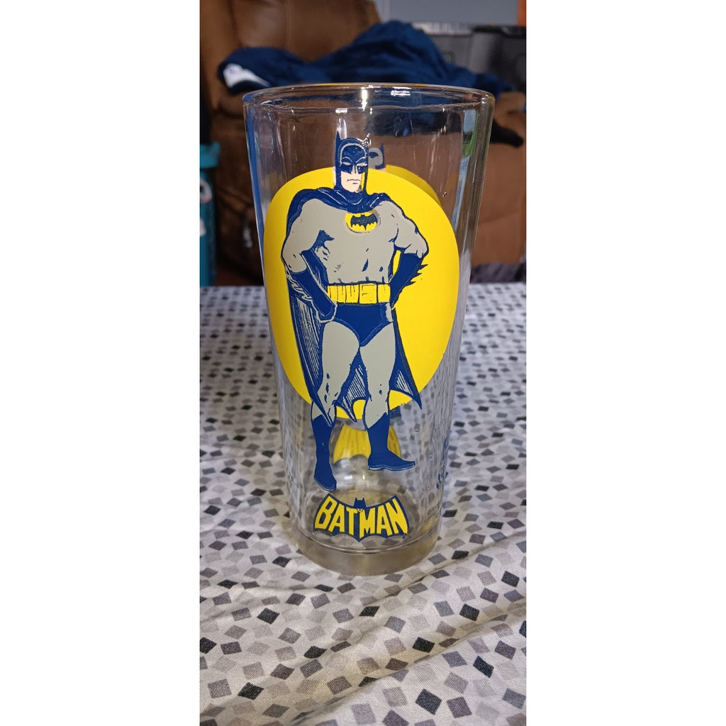 Batman 1976 Pepsi Super Series DC Comics NPP Collector's Drinking Display Glass