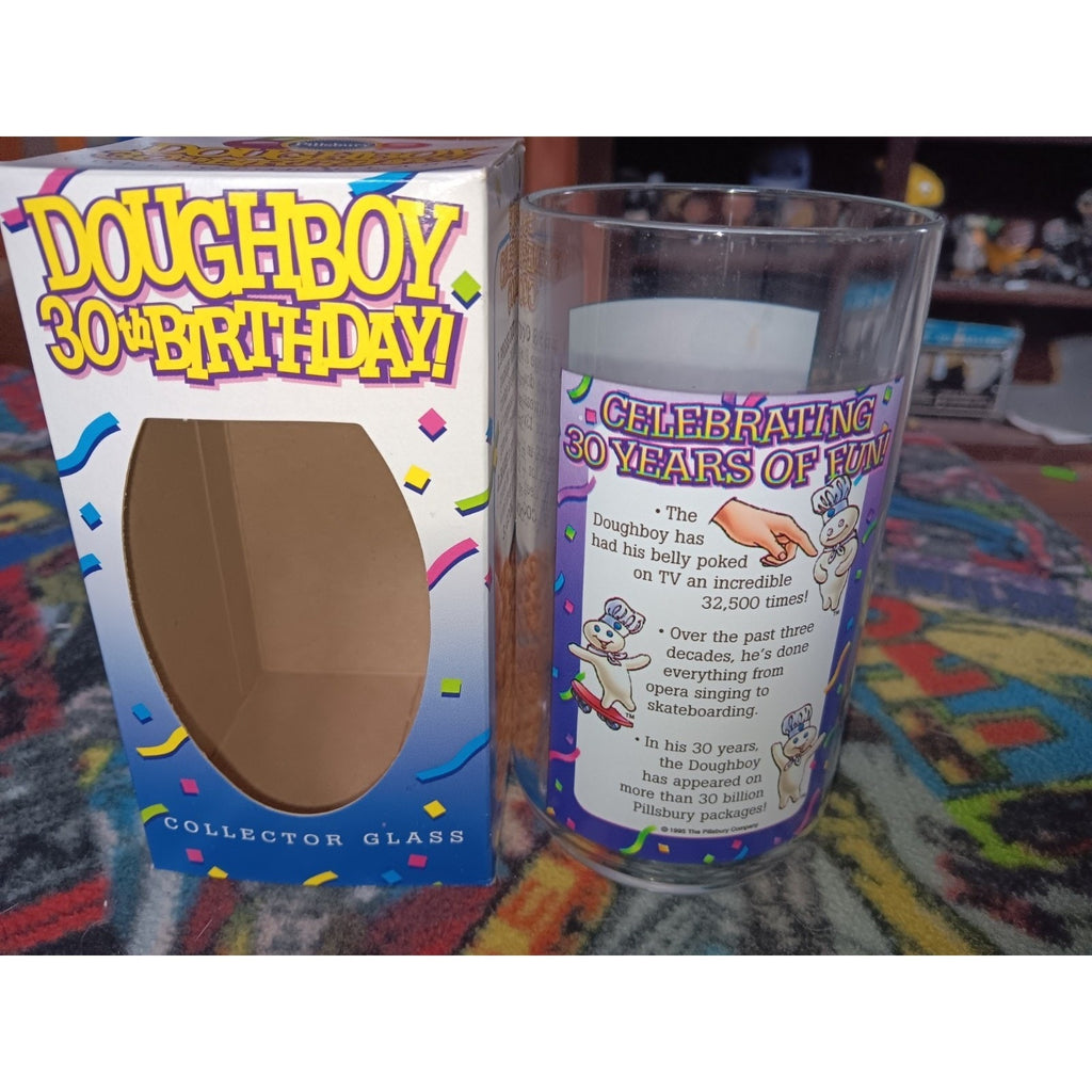 PILLSBURY Doughboy 1995 Collector Plastic TUMBLER 30th Anniversary/Birthday NIB