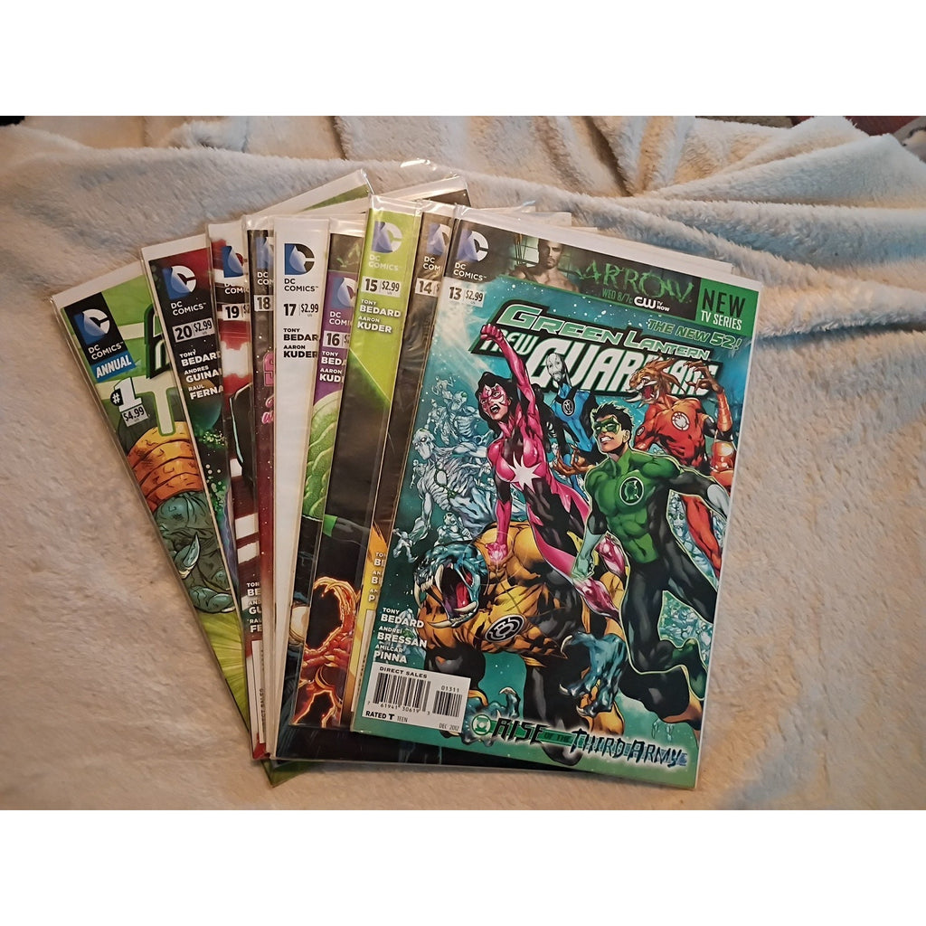 Green Lantern New Guardians New 52 DC Comics Lot of 9 Full Run 13-20+Ann1 VF/Nm