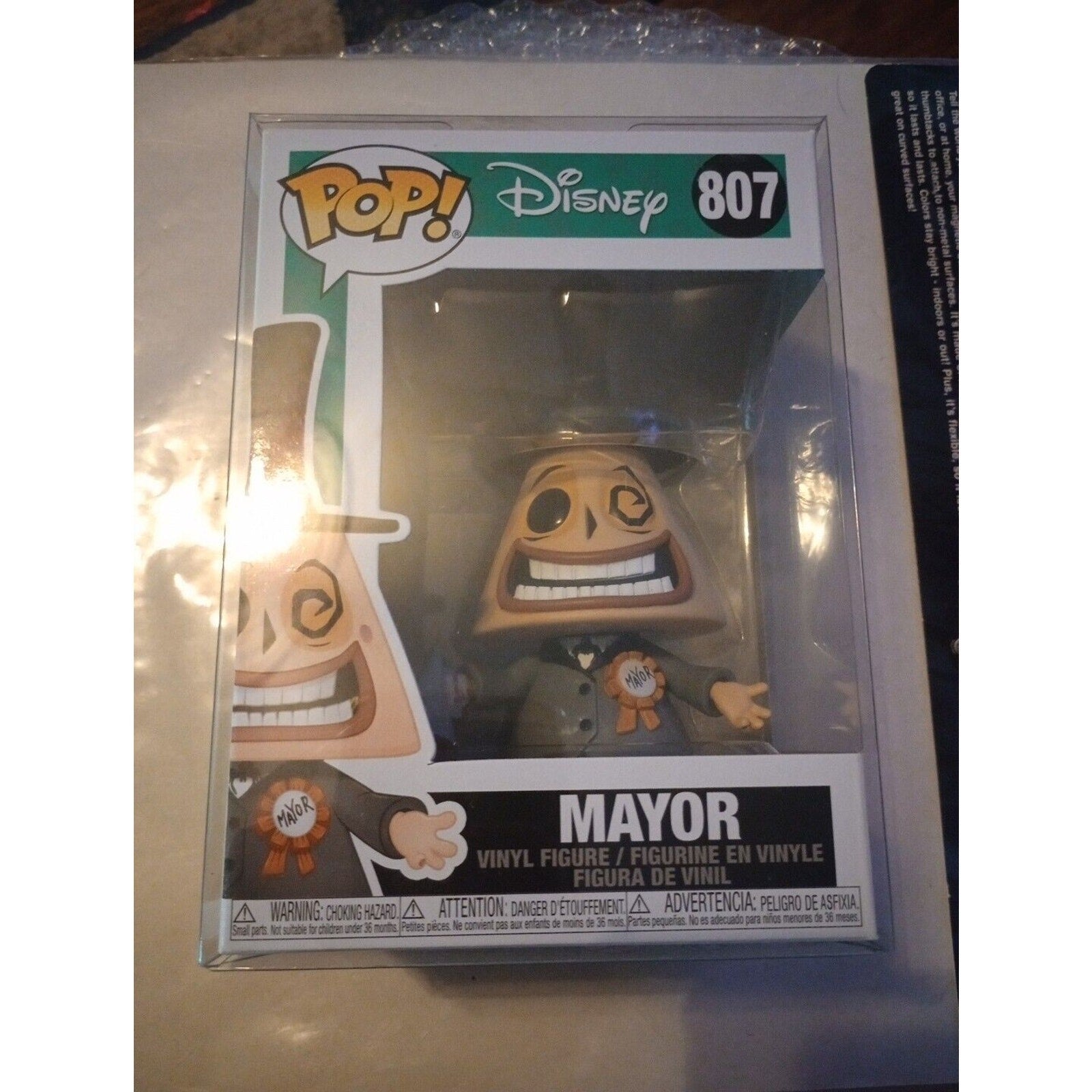 Funko POP! Nightmare Before Christmas Figure MAYOR (Diamond Collection) #807 *NM