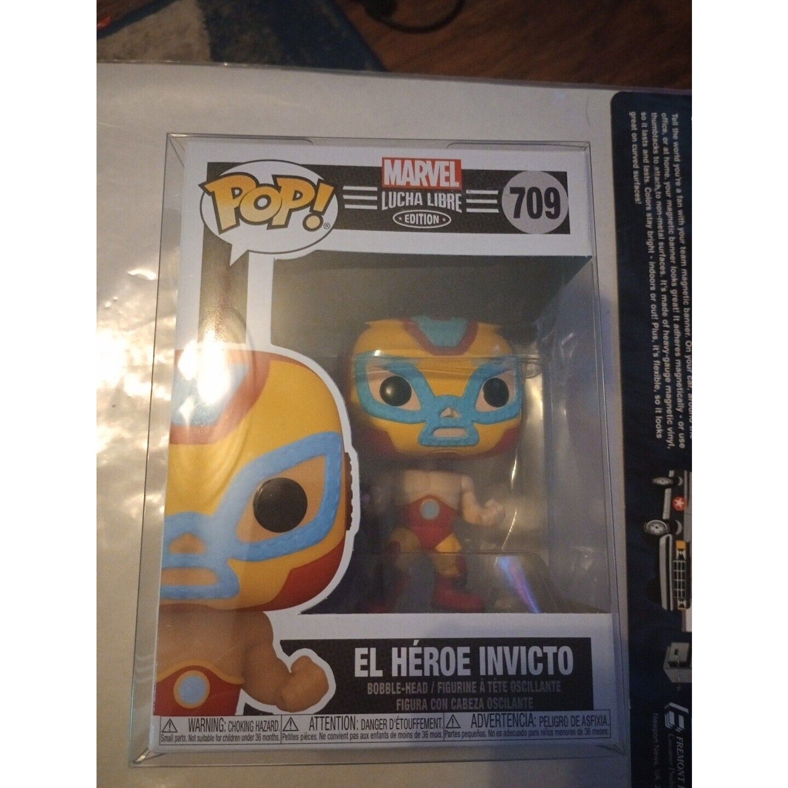 Funko Pop! Vinyl: Marvel - Luche Libre El Heroe Invicto #709 New Masked Wrestler