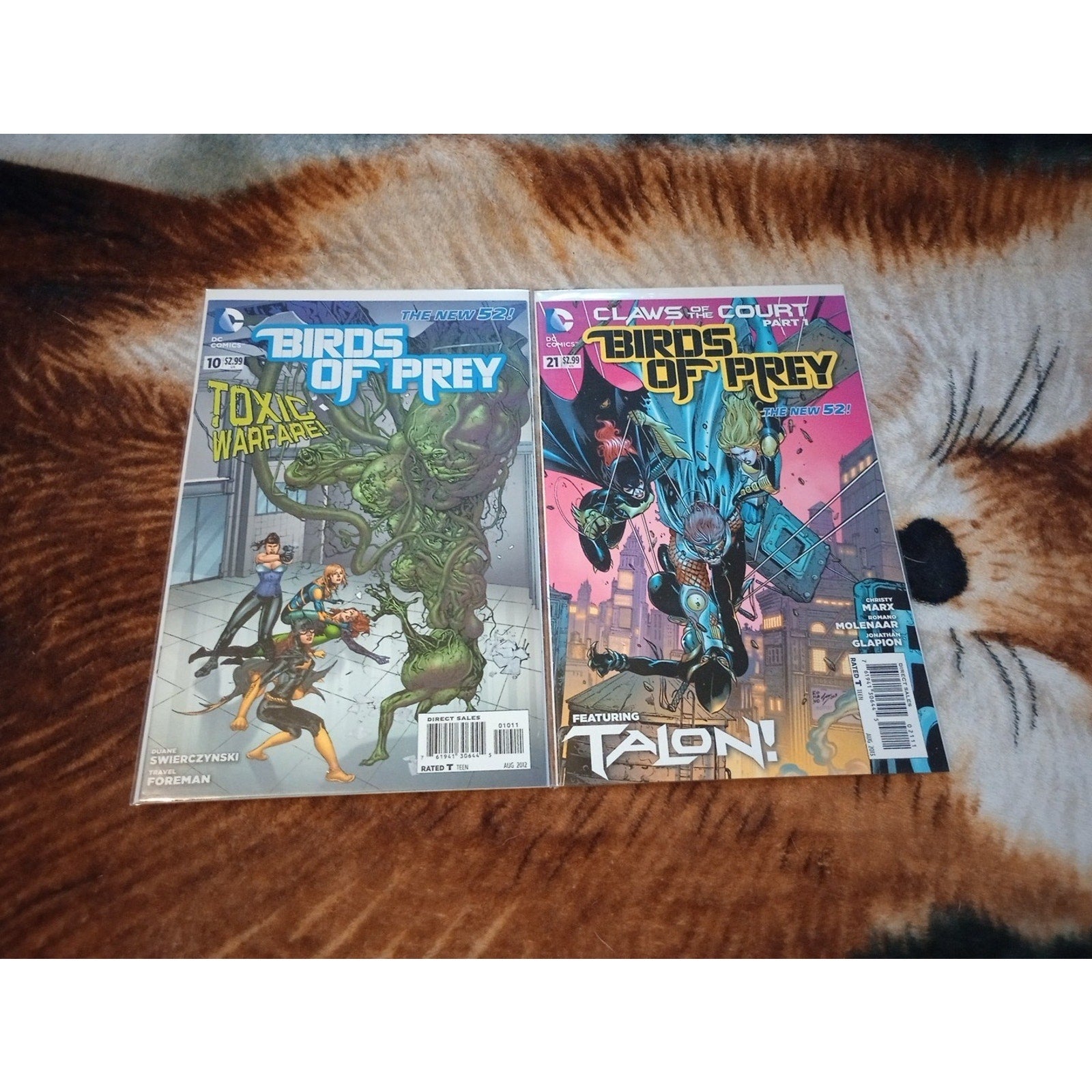 BIRDS OF PREY New 52 Lot Of 11 #1-10,21 DC'S NEW 52 VF To NM