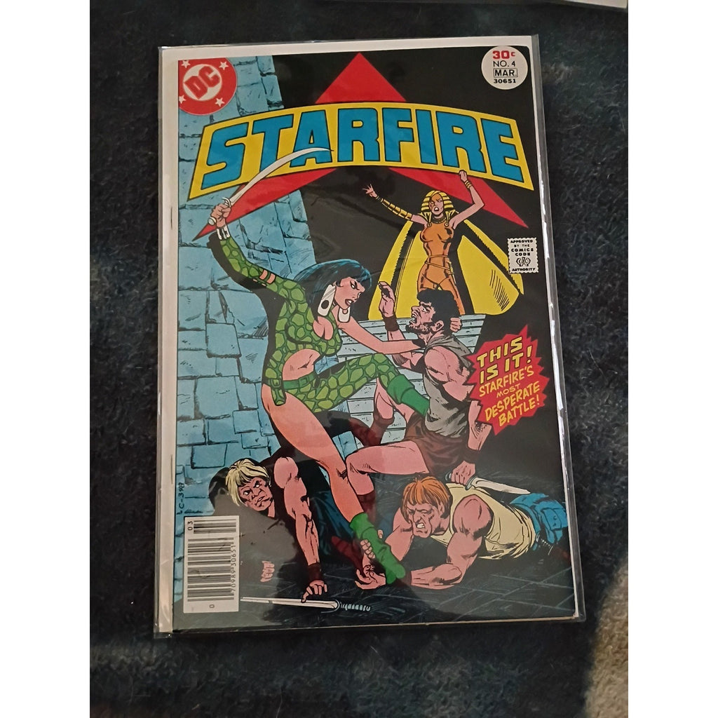 Starfire #3,4,6,8 Lot Of 4 1977 DC Comics Newsstand VF To NM Condition