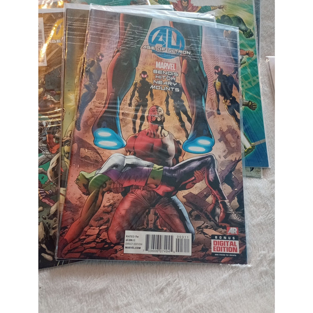 Age of Ultron #1-10 + A.1 Marvel 2013 Complete Set Vf To NM Avengers Comics