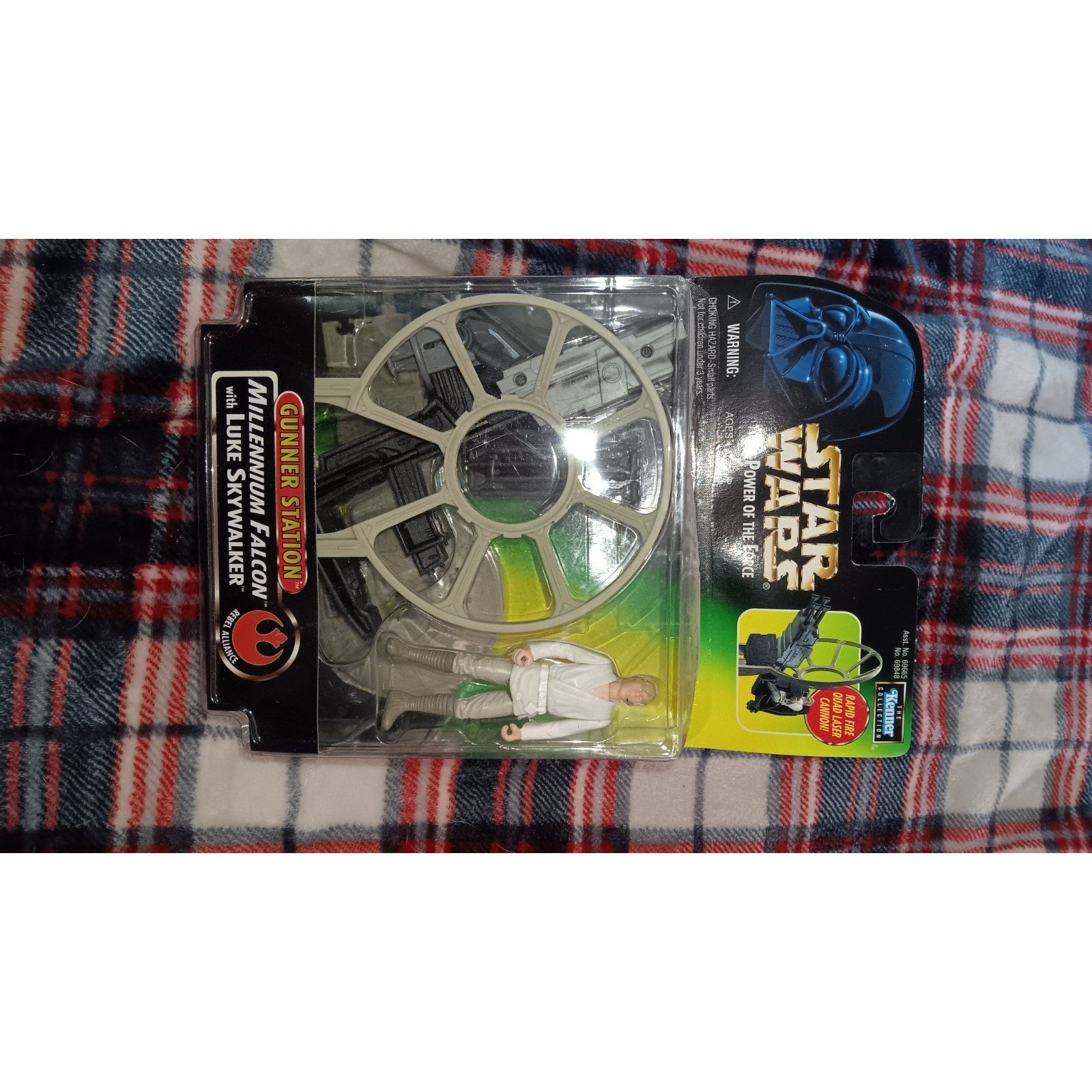 NEW 1997 Luke Skywalker Falcon Gunner Station STAR WARS Power of the Force