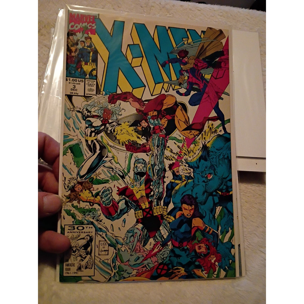 x-men comic book lot marvel 1991 #2,3,6,7,8 Magneto Ghost Rider Gambit Vf To NM