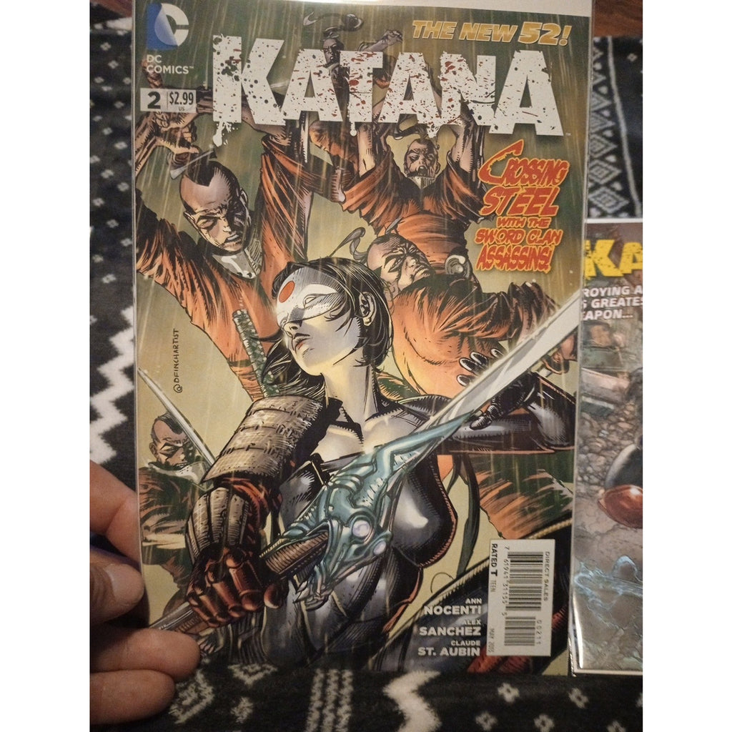 DC Comics The New 52 Katana #1-3 Justice League Of America. NM Lot Of 3