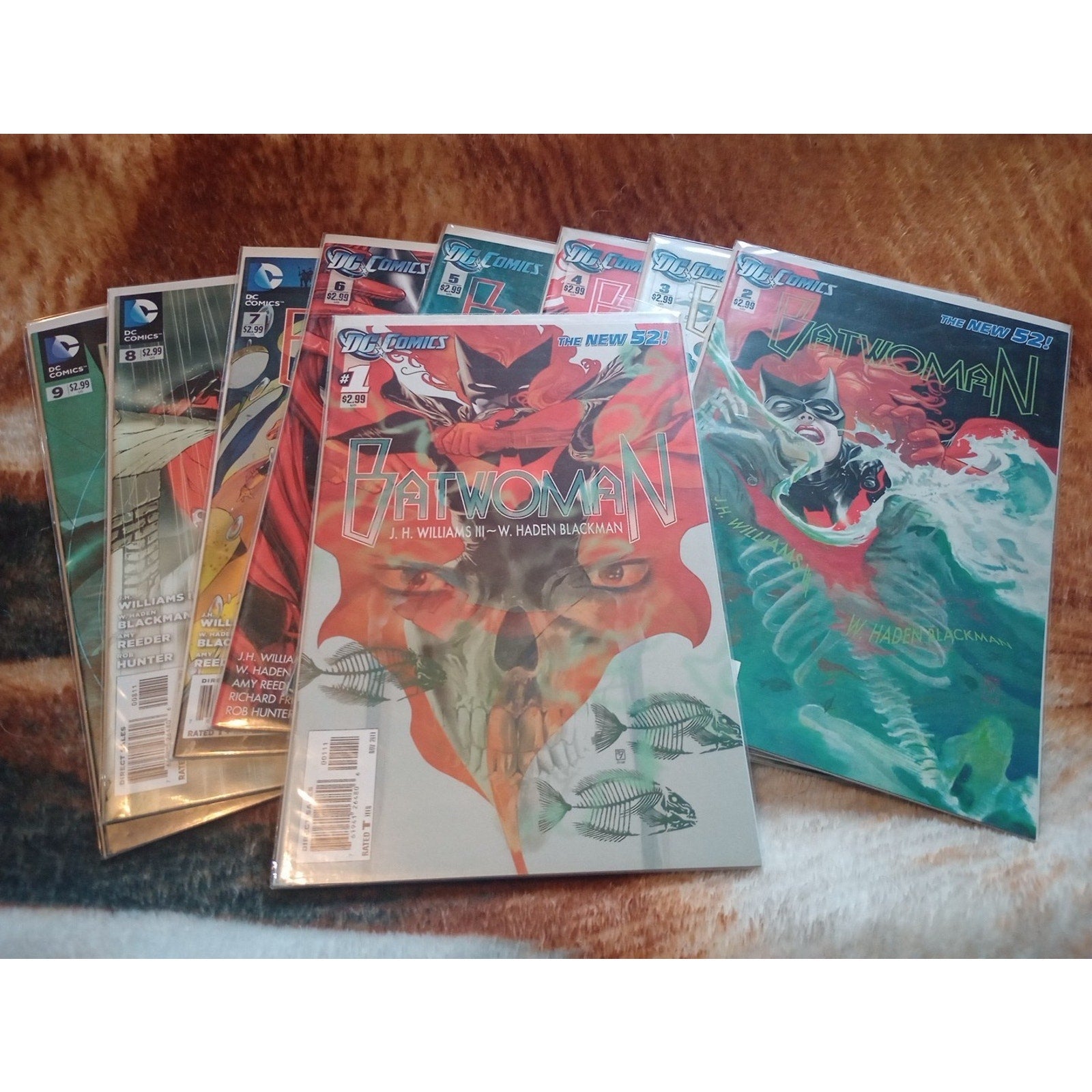 BATWOMAN #1-9 The New 52 DC Comics 2011 NM  VF To NM Full Run Lot Of 9