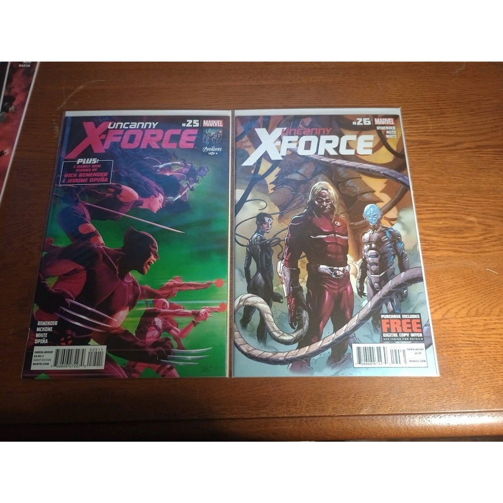 Marvel: Uncanny X-Force Vol. 1 (2010) #1-35+19.1 Complete Series Lot Of 36 VF-NM