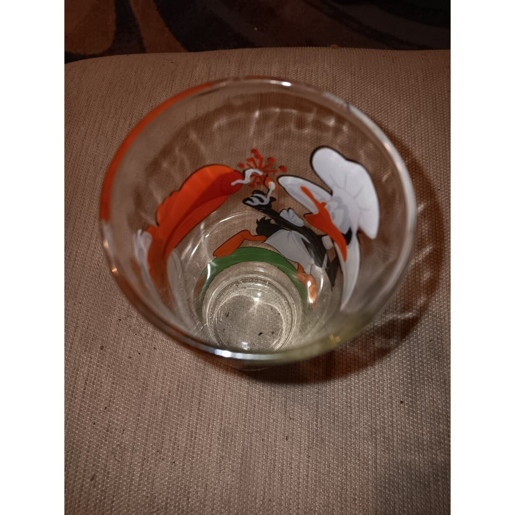VINTAGE 1976 Pepsi Collector Series Glass DAFFY DUCK and TAZ Tasmanian Devil