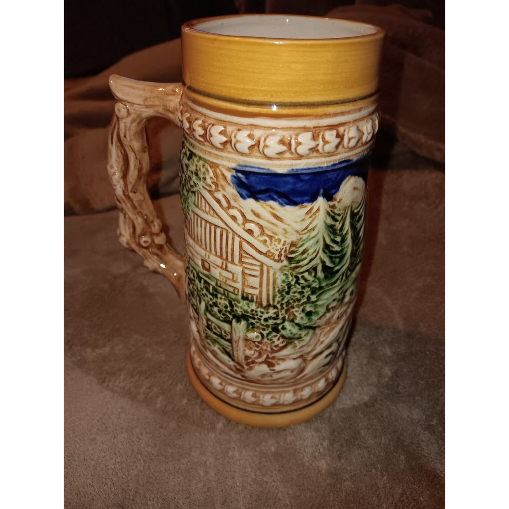 Vintage German Beer Stein Mug Excellent Condition Cool Find