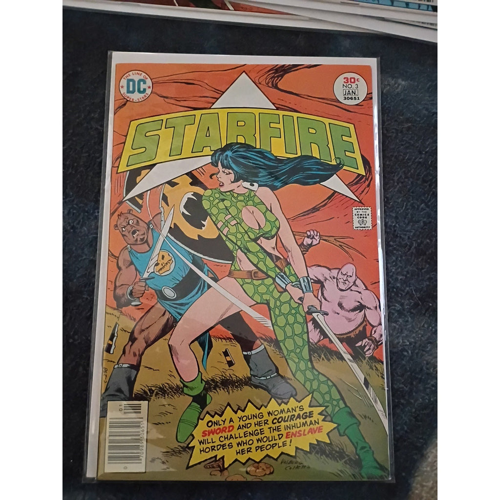 Starfire #3,4,6,8 Lot Of 4 1977 DC Comics Newsstand VF To NM Condition