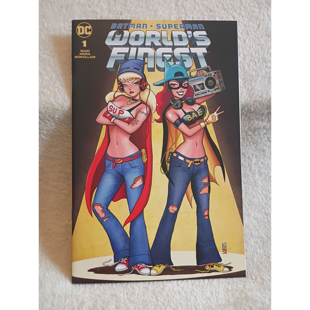Worlds Finest #1 Nathan Szerdy Exclusive trade Variant High Grade NM