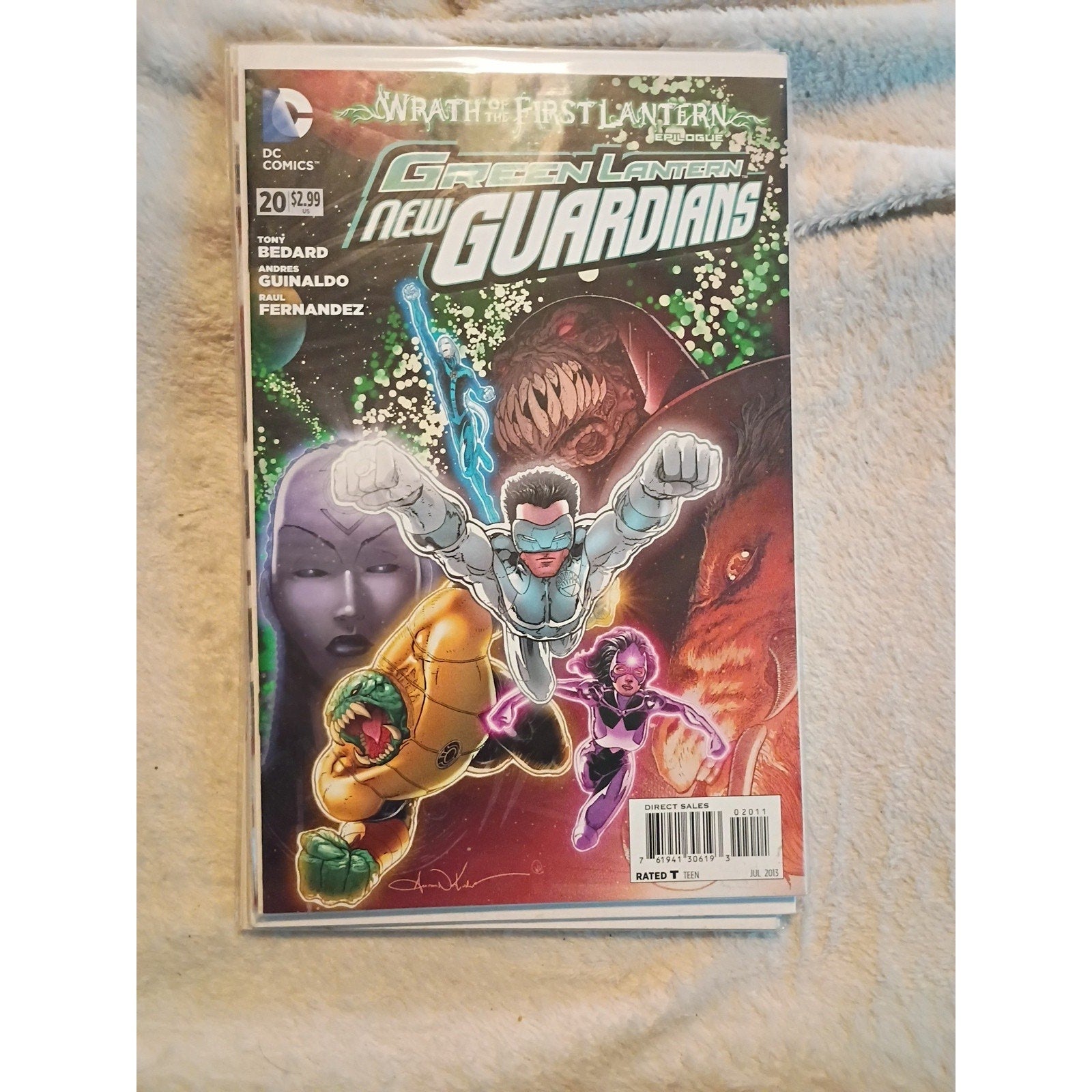Green Lantern New Guardians New 52 DC Comics Lot of 9 Full Run 13-20+Ann1 VF/Nm