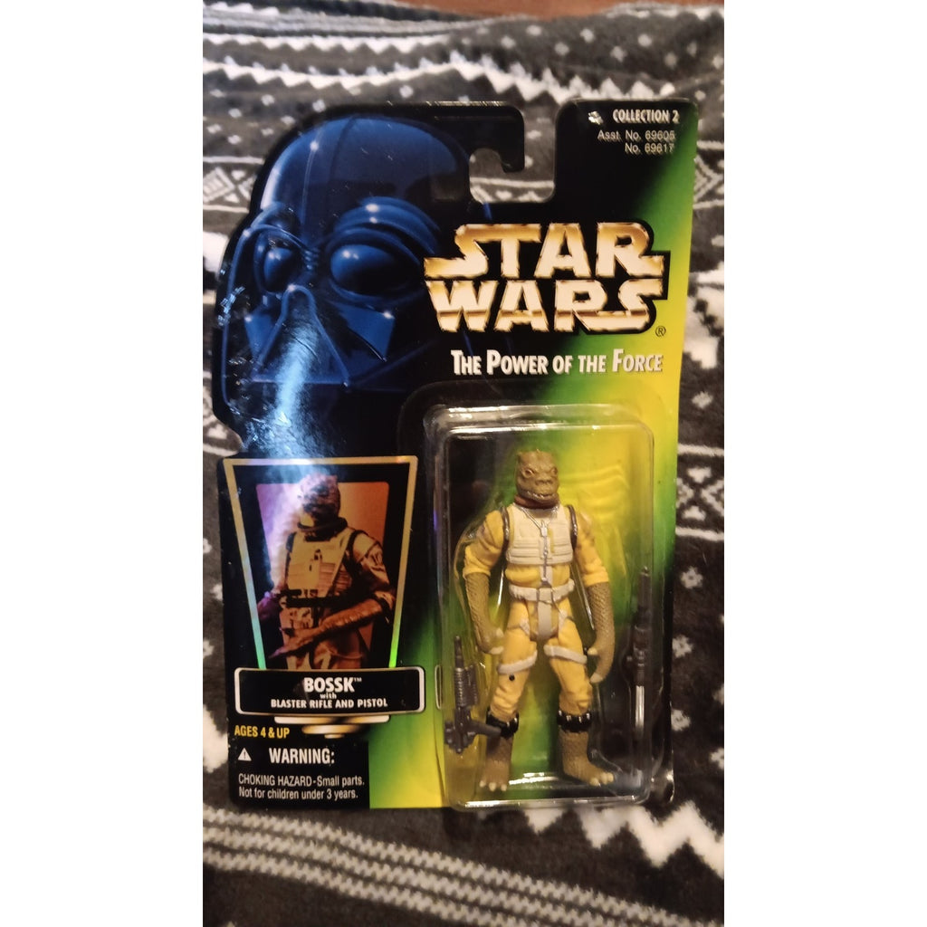 BOSSK Star Wars Power of the Force Green Card Action Figure Kenner 1996 NEW