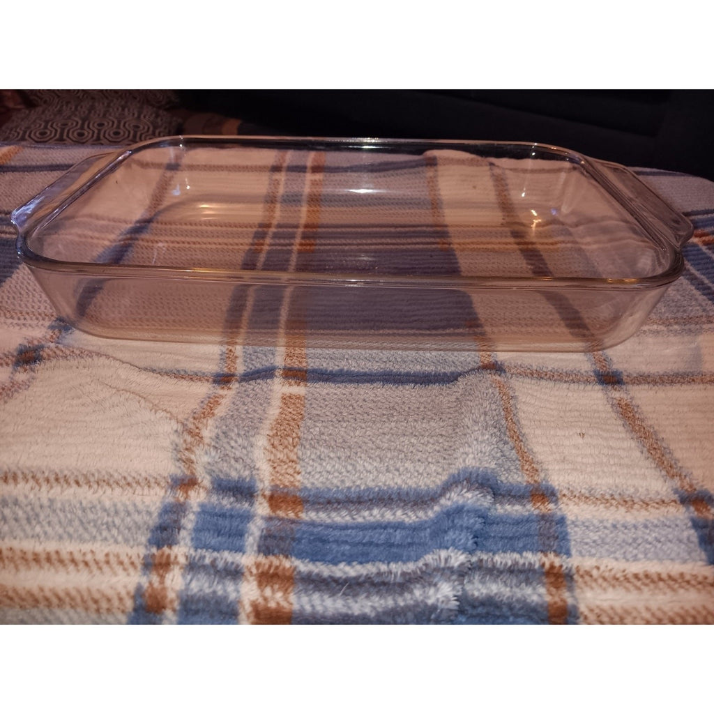 Vintage PYREX #233-R Clear Glass 13x9x2 3Qt 3L Casserole/Baking Dish Lasagna Pan