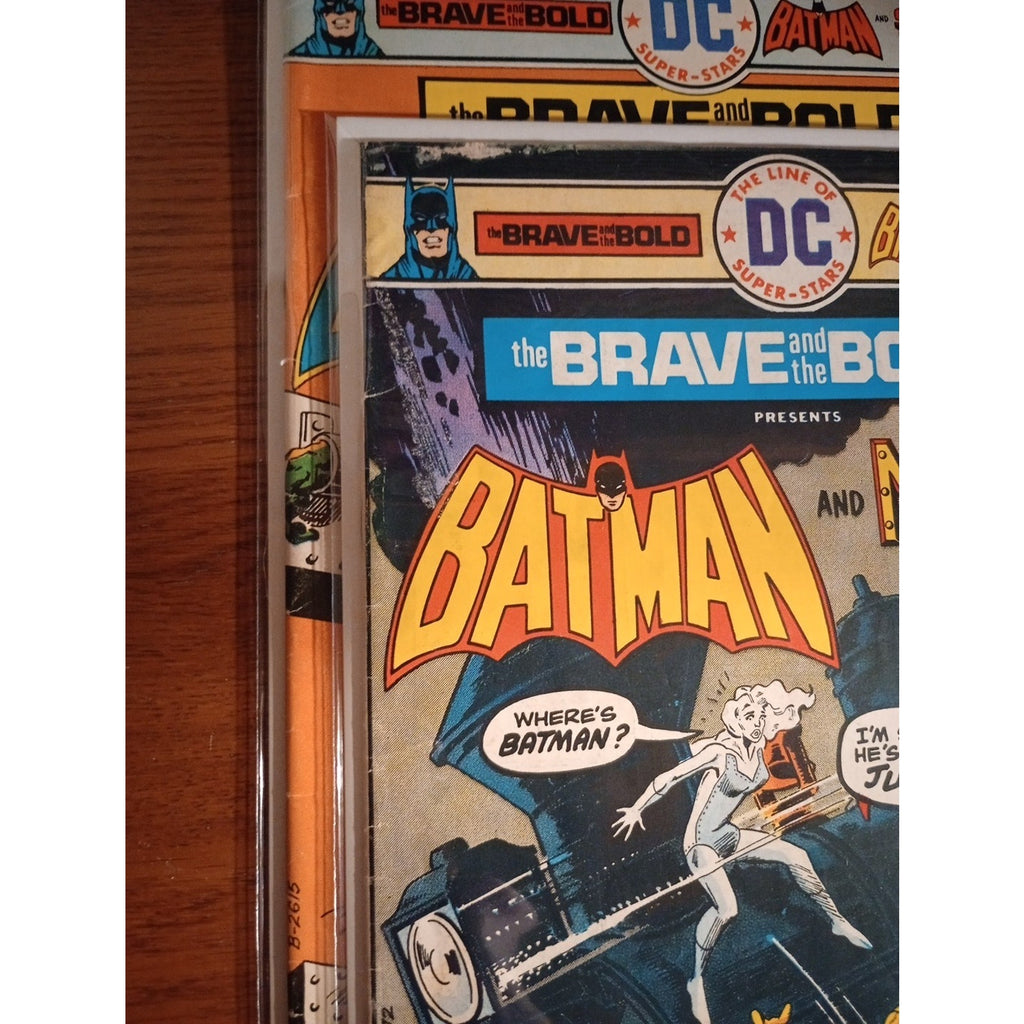 Batman The Brave and the Bold Lot Of 4 #110, 119, 121, 122 (DC Comics 1975) FN