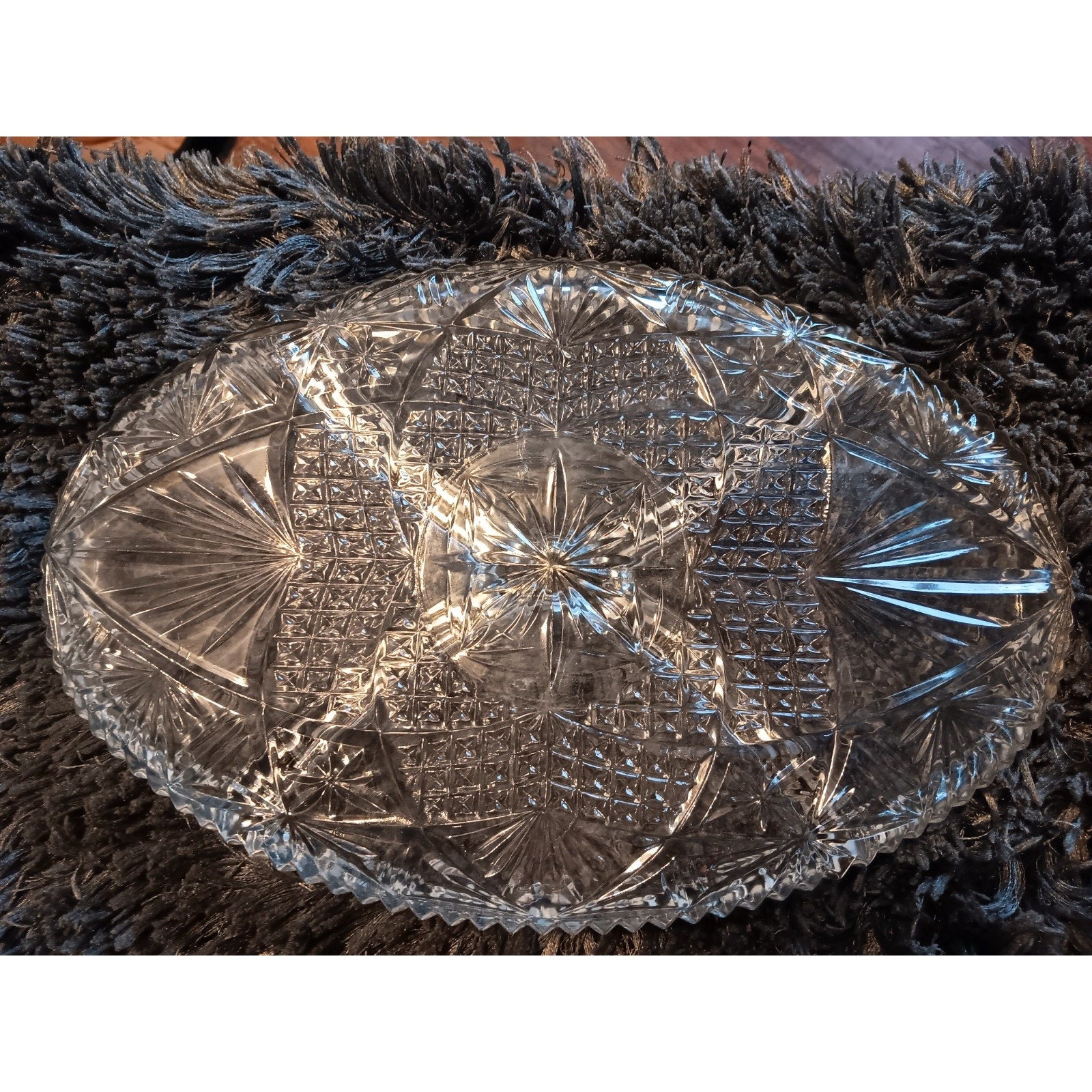 Libbey Glass Clarion 11" Oval Server 2006-2009 Very Nice High Quality
