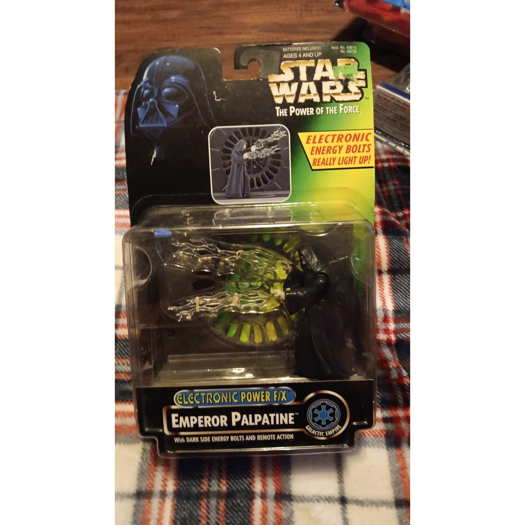 Kenner Star Wars POTF Electronic Power F/X Emperor Palpatine 3.75" Figure Sealed