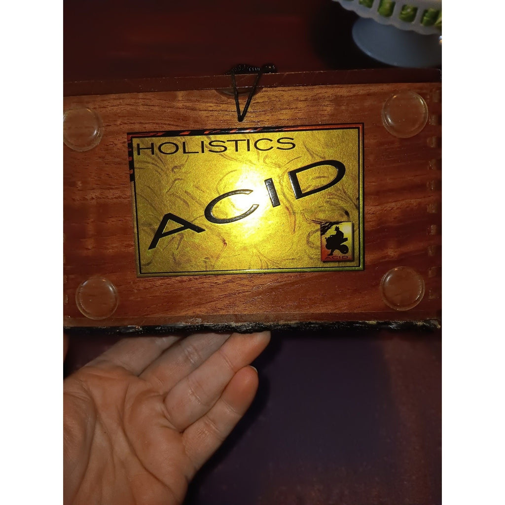 Drew Estate - Acid "Blondie" Wood Cigar Box With Knob, Handle, Mirror & Tiger!