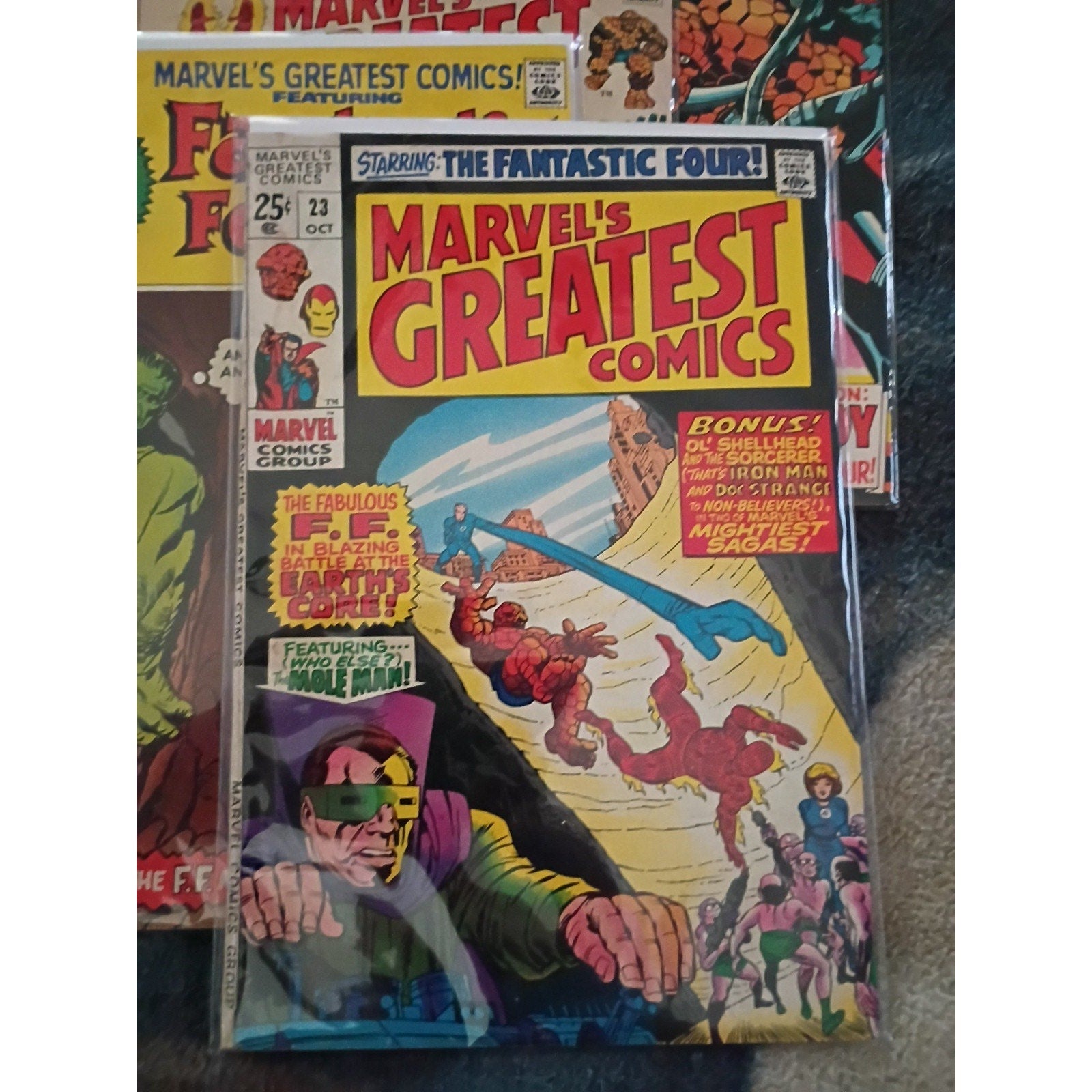 Marvel’s Greatest Comics Lot Of 7 Gd To FN Avg Fantastic Four #23-80