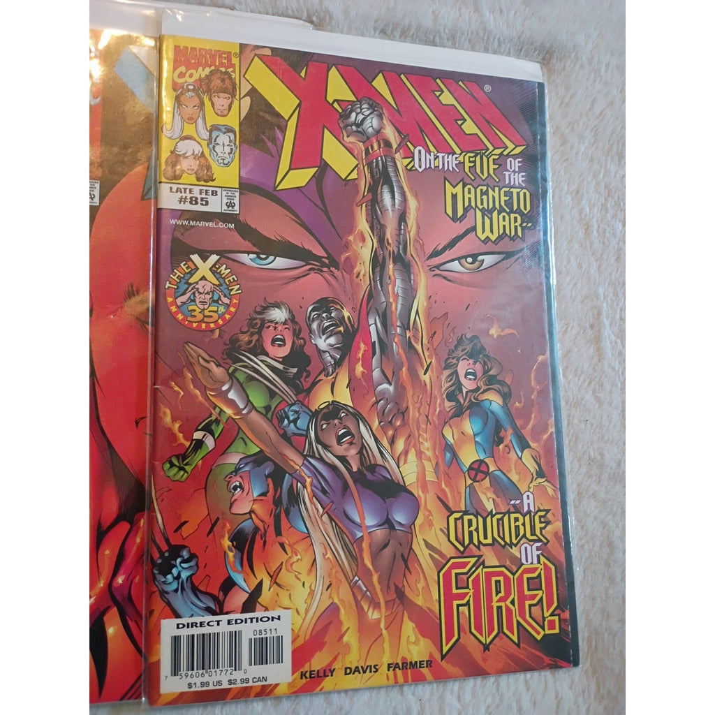 X-Men #85, 88-91, 102 Marvel Comic Lot Of 6 VF To NM Run Of 4 Magneto,Galactus