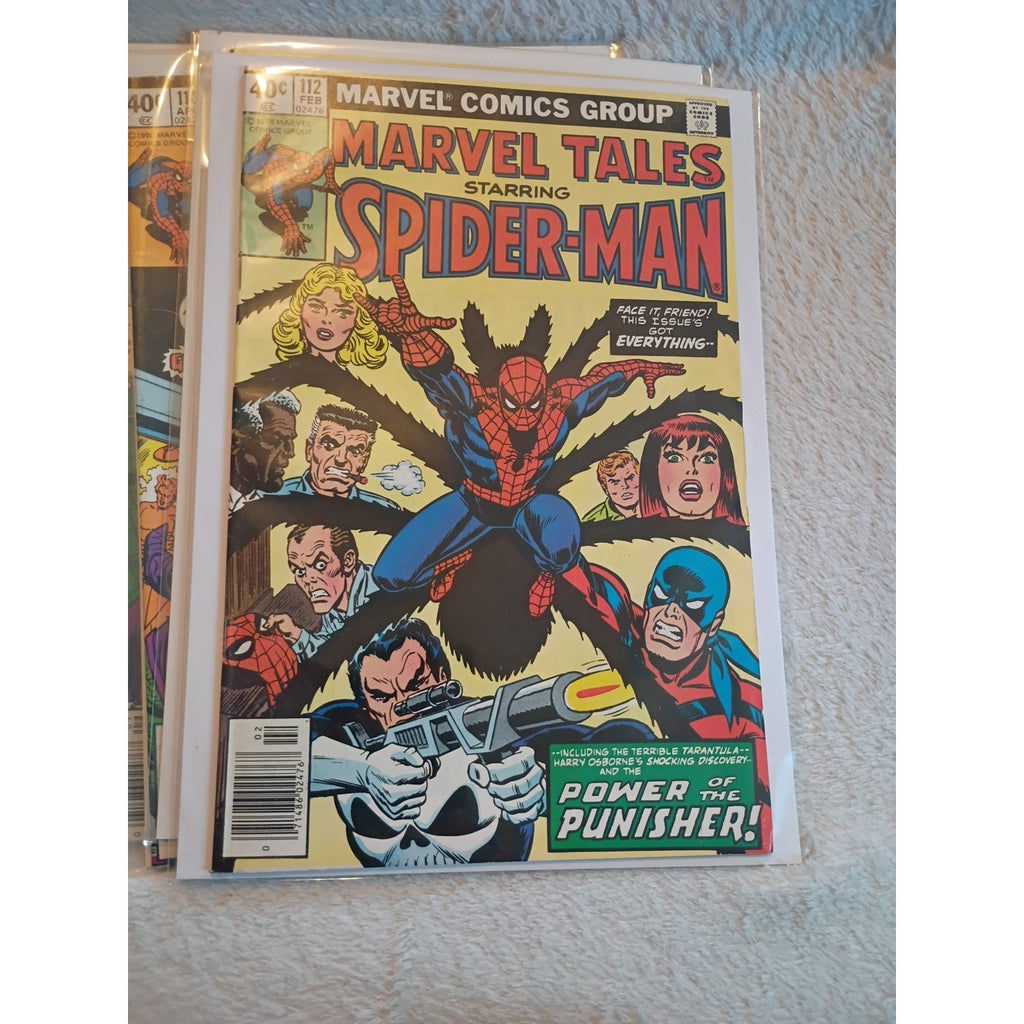 Spider-Man In Marvel Tales Lot Of 8 #102,104,107,110,112,113,114,119 FN To VF