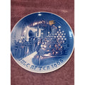 Bing & Grondahl (B & G) 1968 Christmas Plate "Christmas In Church". Denmark