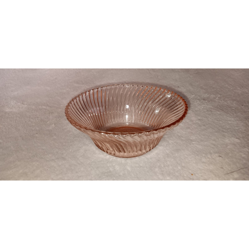 VTG Pink Depression Glass-Federal Glass Co. Diana Pattern-5" Salad/Serving Bowl