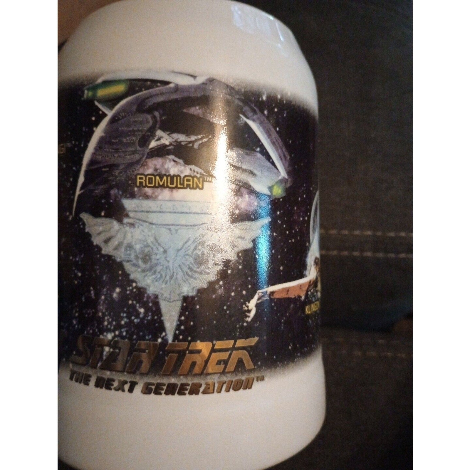 star trek 30th anniversary Spencer Gift Collection Ships Of Star Trek Mug Stein