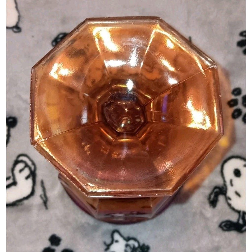 IMPERIAL Carnival Glass 5 1/2" Colonial Iridescent Marigold Goblet