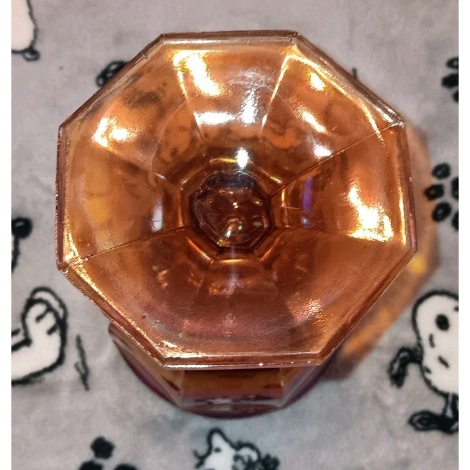 IMPERIAL Carnival Glass 5 1/2" Colonial Iridescent Marigold Goblet